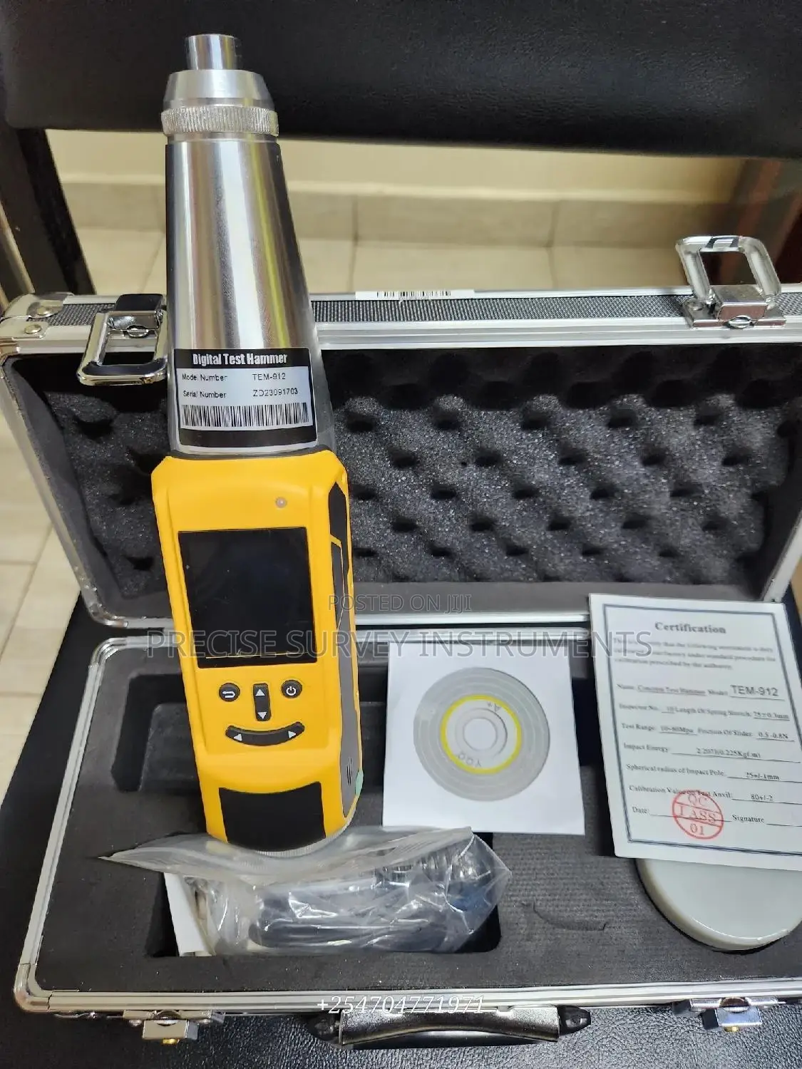 Concrete Test Hammer (Digitally Records ,Save ,Reports)
