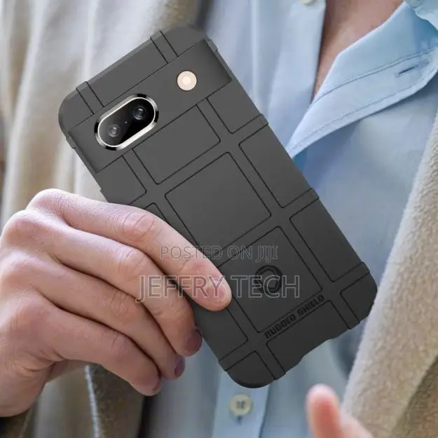 Rugged Shield Google Pixel 8A Cover - Black