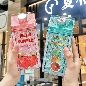 *Hello Summer Aclyric Smoothie/Party Cups Straw 600ml