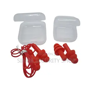Red Ear Plugs Silicone Sleeping Anti Noise Wired Wireless