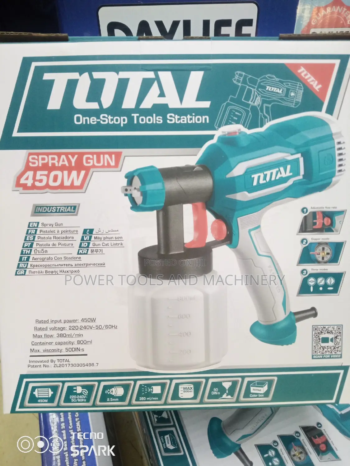 Total Electric Spray Gun 450w
