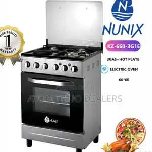 Nunix 60*60 3+1 Standing Cooker Electricoven KZ-660-3G1E