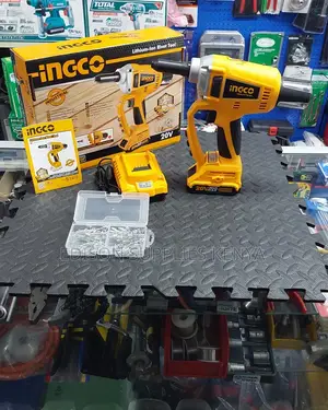 Riveter Ingco Cordless Rivet Gun Rechargeable Hand Riveter
