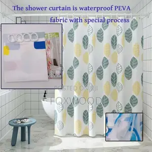 PEVA Bathroom Screens, Waterproof Bathtub Shower Curtains