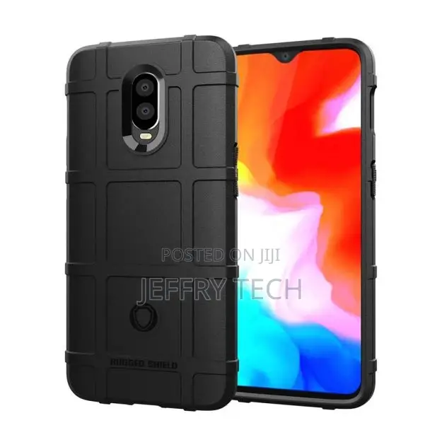 Oneplus 6T Anti-Shock Soft Case - Black