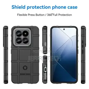 Rugged Shield Xiaomi 14 PRO Cover - Black