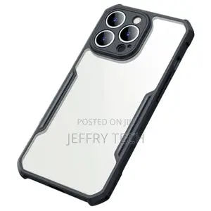 Shockproof Hybrid Cover for iPhone 13 PRO Max - Black