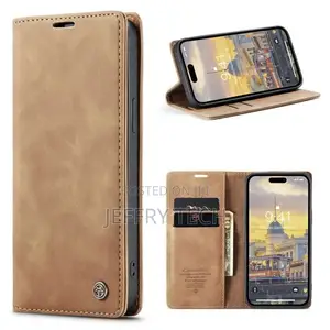 Caseme iPhone 15 PRO Vintage Case - Brown