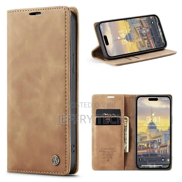 Caseme iPhone 15 PRO Vintage Case - Brown