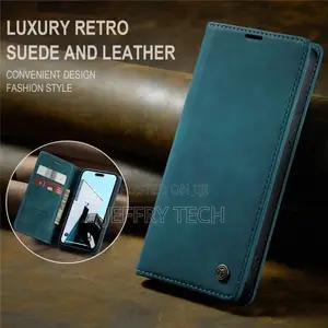 Caseme iPhone 15 PRO Vintage Case - Blue