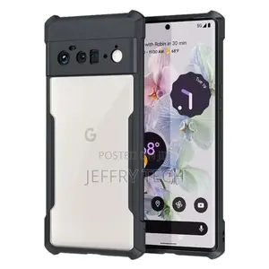 Shockproof Hybrid Cover for Google Pixel 6 PRO - Black