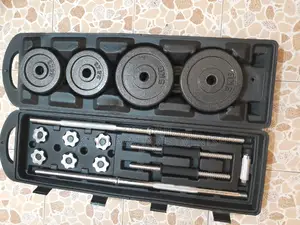 Dumbell Set For Home Use And Barbell 50kgs