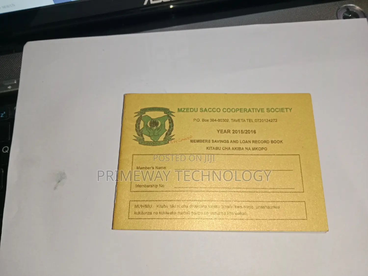 Savings Book Printing