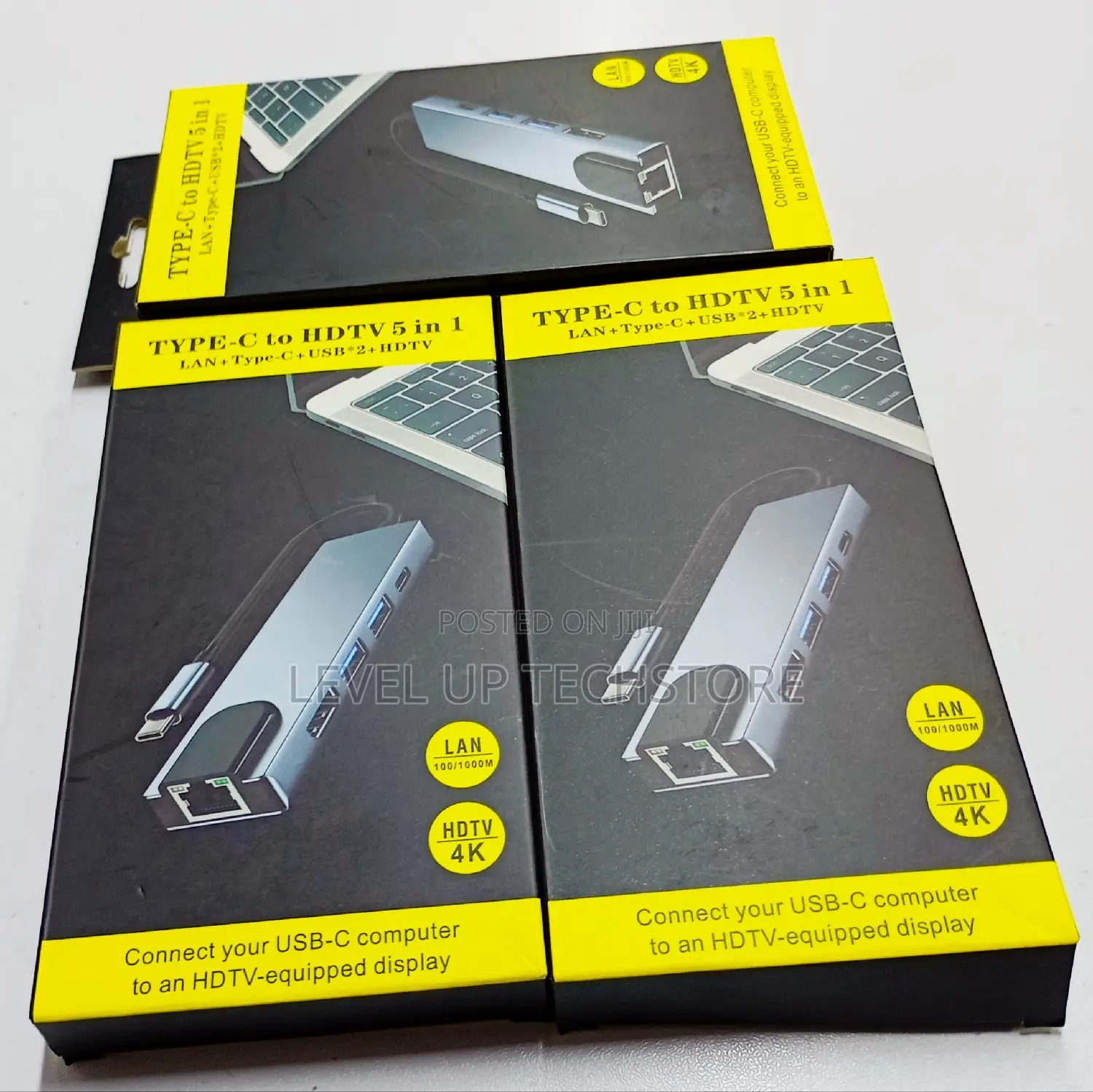 Type C To Hdmi 5 In 1 Adapter