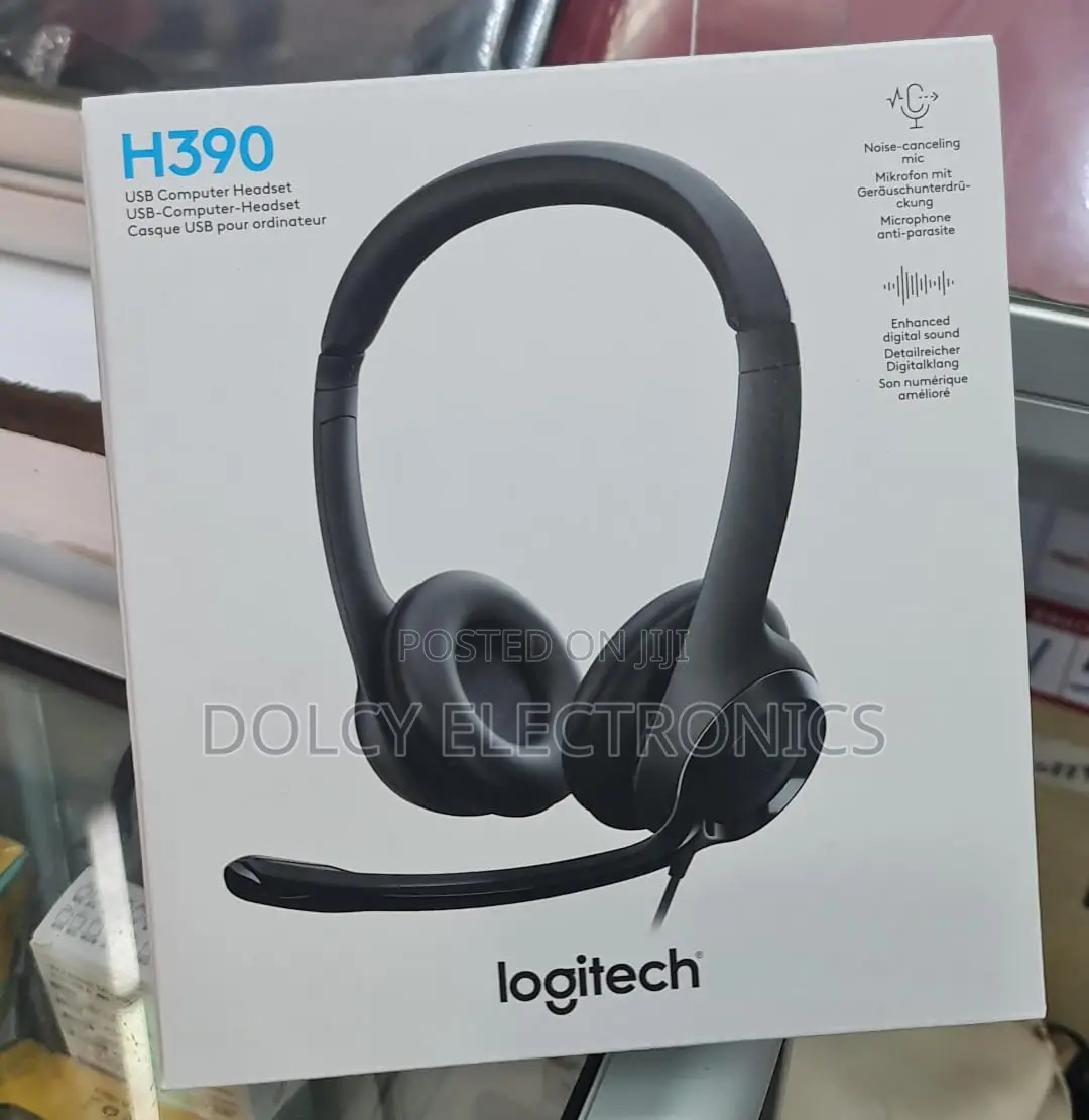 Logitech H390 USB Computer Headset Noise Cancelling