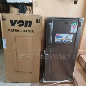 VON VARS-23DHS Single Door Fridge 185ltrs_ Silver