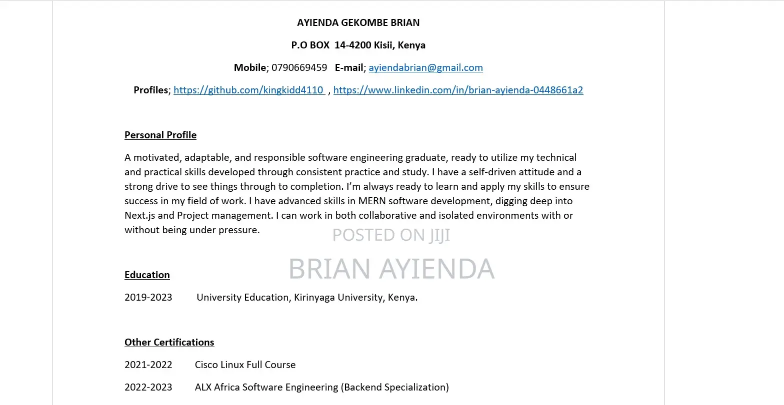 Software Engineer