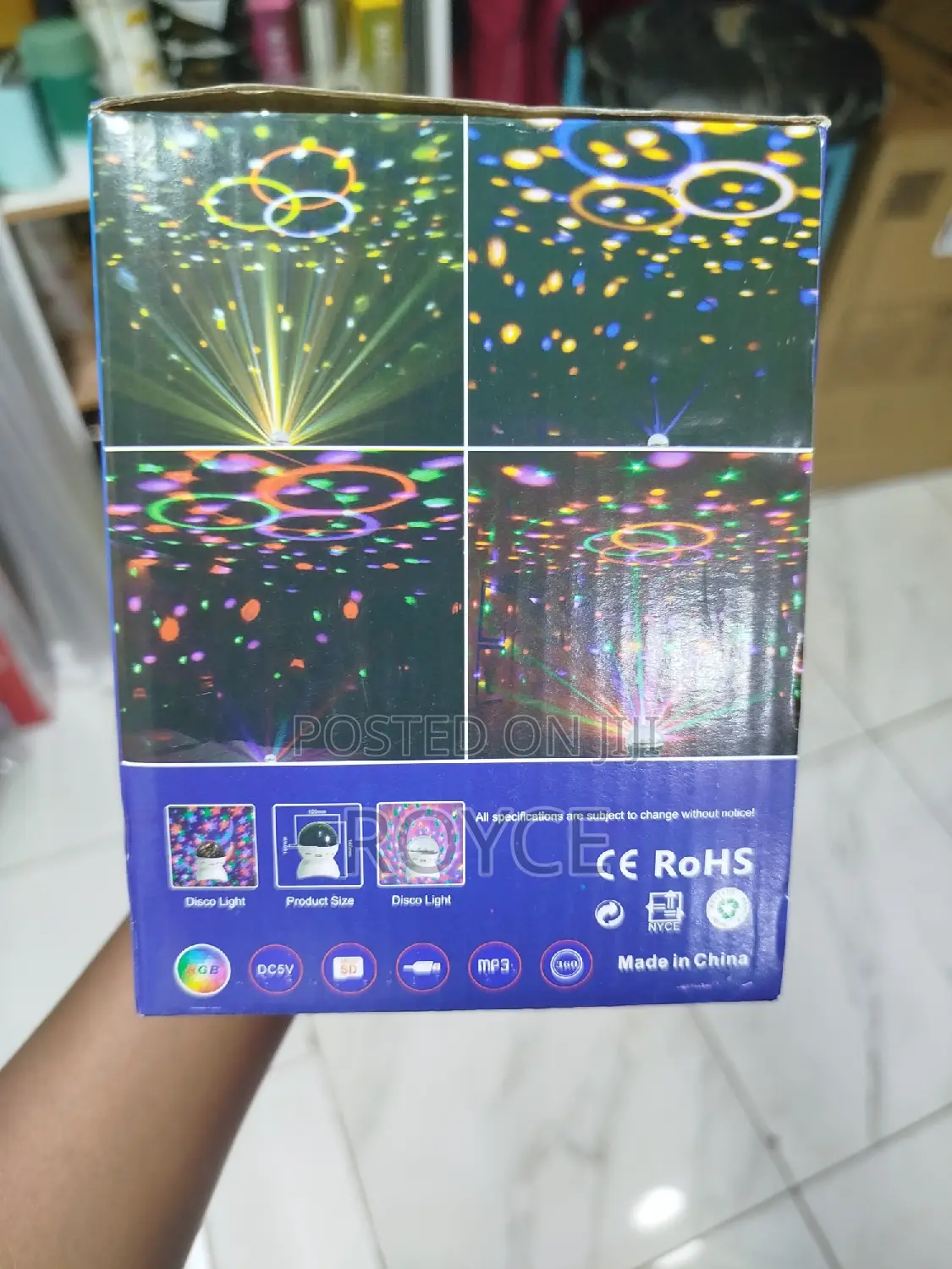 LED Bluetooth Music Projector