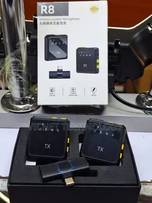 Dual Usb-C/iPhone Wireless Podcast/ Vlog Lavalier Microphone