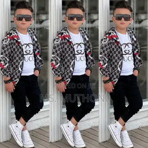 Quality Gucci Unisex 3 PC Tracksuit 2-12yrs