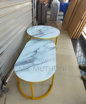 Marble Effect Coffee Table Set