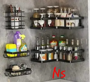 5pcs Set Corner Shower Caddy/Bathroom Organizers