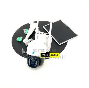 Wireless 4g Sim Card Solar Security Camera With 360° Ptz, Mo