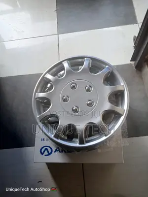 Universal Wheel Cap Covers Silver Colour 4pcs Size 15