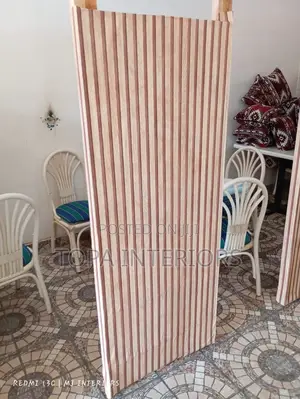 Elegant Wooden Look 3d Fluted Wallpapers for Wall Decorations