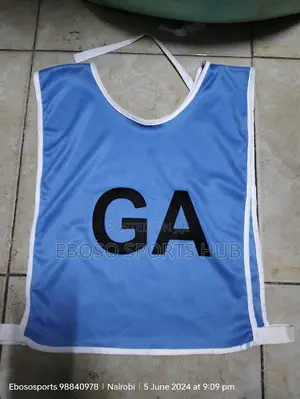 Sky Blue Netball but Bibs