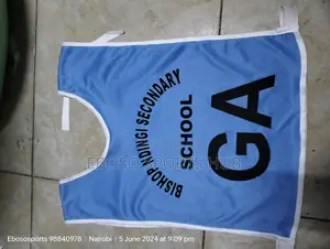 Sky Blue Netball but Bibs