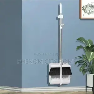 Rotating Long Broom and Dustpan Set