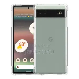 Flexible Bumper Transparent Back Cover for Google Pixel 6a