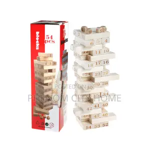 BIG SIZE 54pcs Jenga/Block Towe