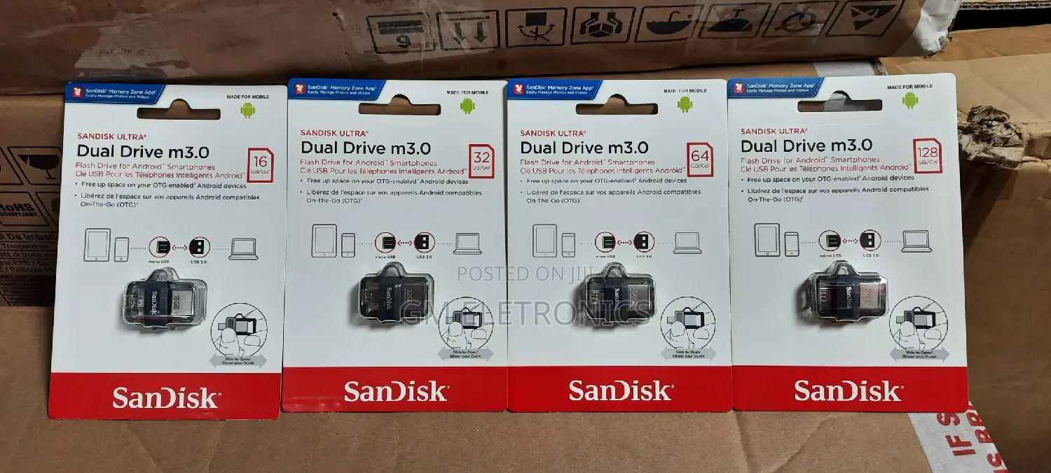 Universal Sandisk Dual Drive Usb 3.0- Micro Usb( Android)