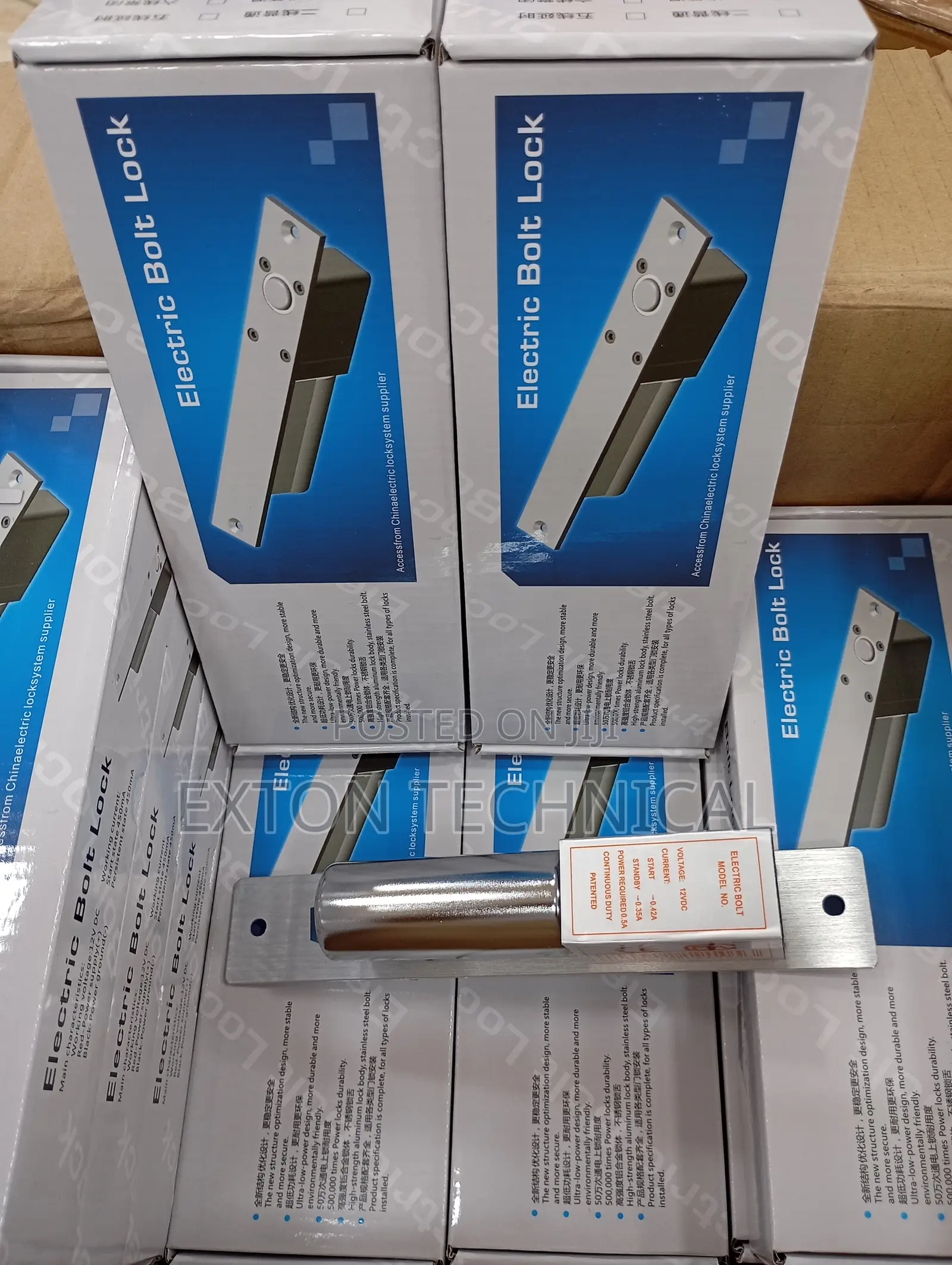 Drop Bolt Lock for Frame Less Glass Door