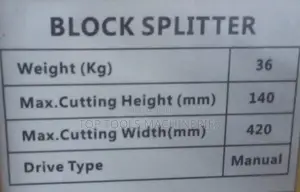 Block Splitter 36kg