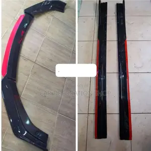 Adjustable 2in1 Plastic Front and Side Skirt Kit(3500-4500sh