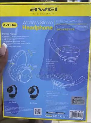 Awei A780bl-Wireless Stereo Headphones.