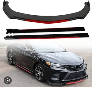 Car Fitted With Front and Side Skirt Body Kits