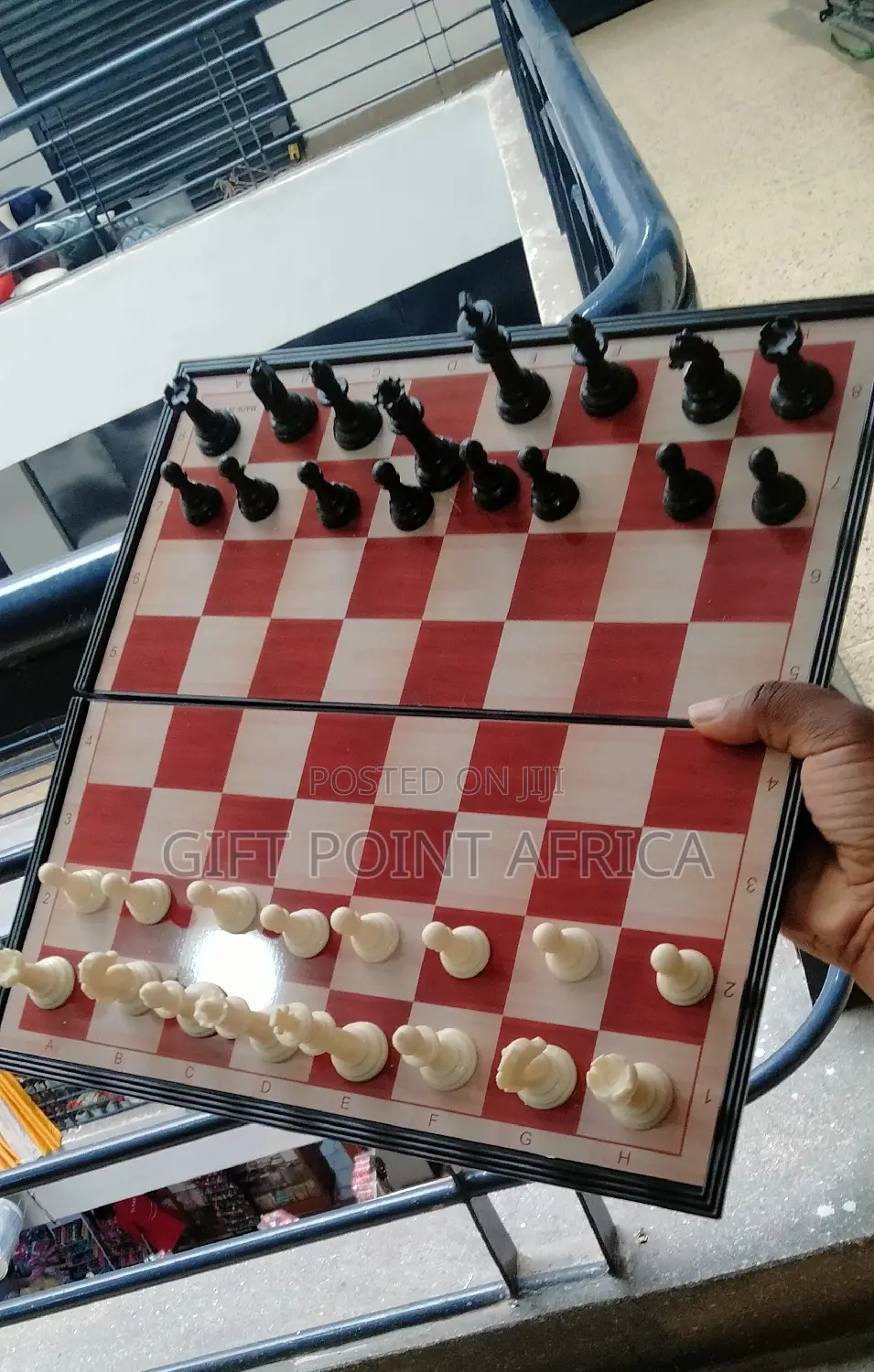 Large Foldable Magnetic Chessboard Game