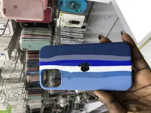 iPhone 12 Mini Rainbow Silicone Cover