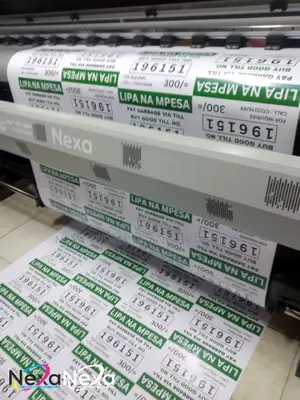 Agent and Paybill Number Stickers Printing