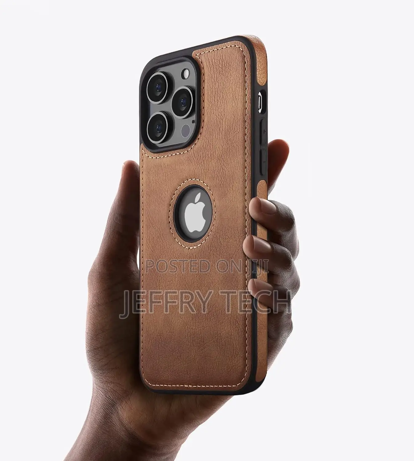 iPhone 14 Pro Max Leather Case, Thin Flexible Soft Grip Luxu