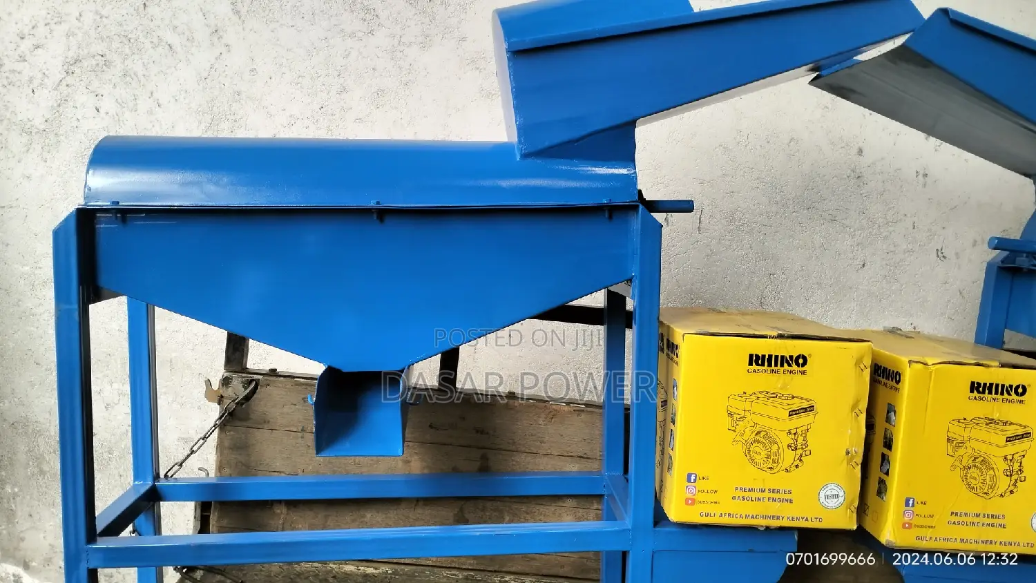 Maize Sheller With Petrol Engine