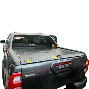 Aluminum Manual Roll Up Tonneau Cover Retractable Truck Bed