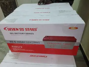 Seven SS Solar Battery<>12v 200ah Dry Cell