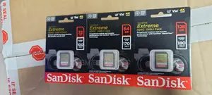New 32GB, 64GB 128GB Sandisk SDHC Card Available.