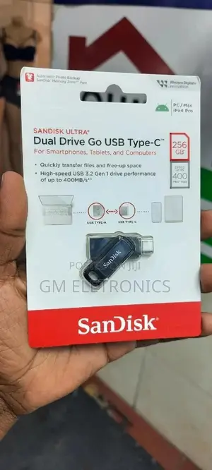 Universal 256gb Dual Drive Usb 3.2-Type-C Flash Drive.