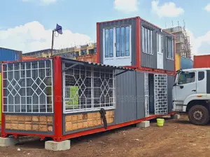 Container Office in Progress- Stacked Units.